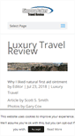 Mobile Screenshot of luxurytravelreview.com